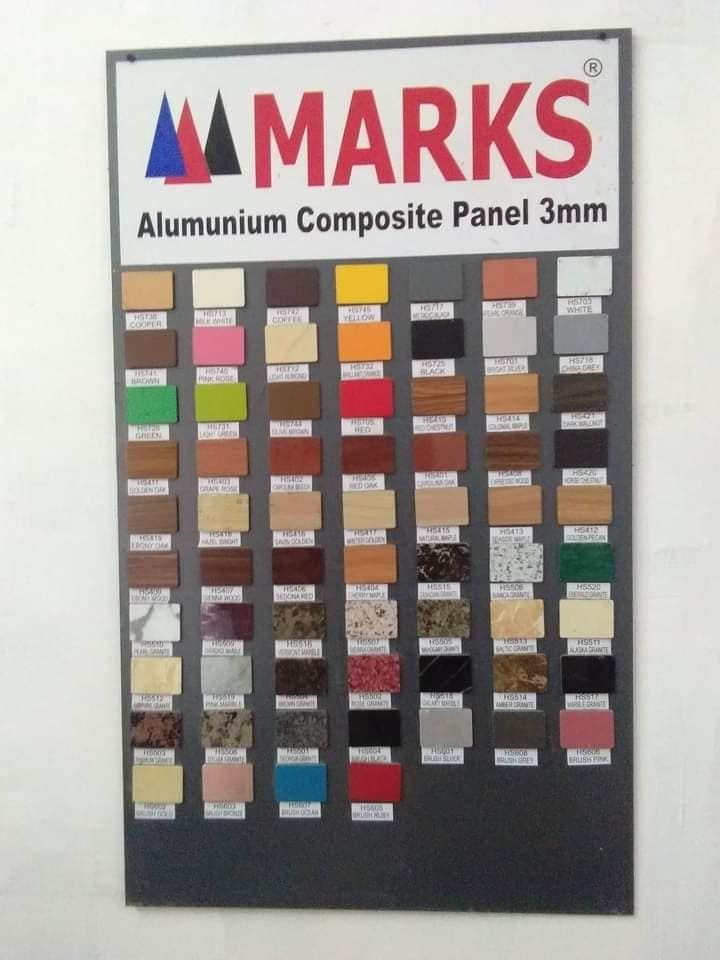 Katalog warna ACP untuk memilih kombinasi fasad