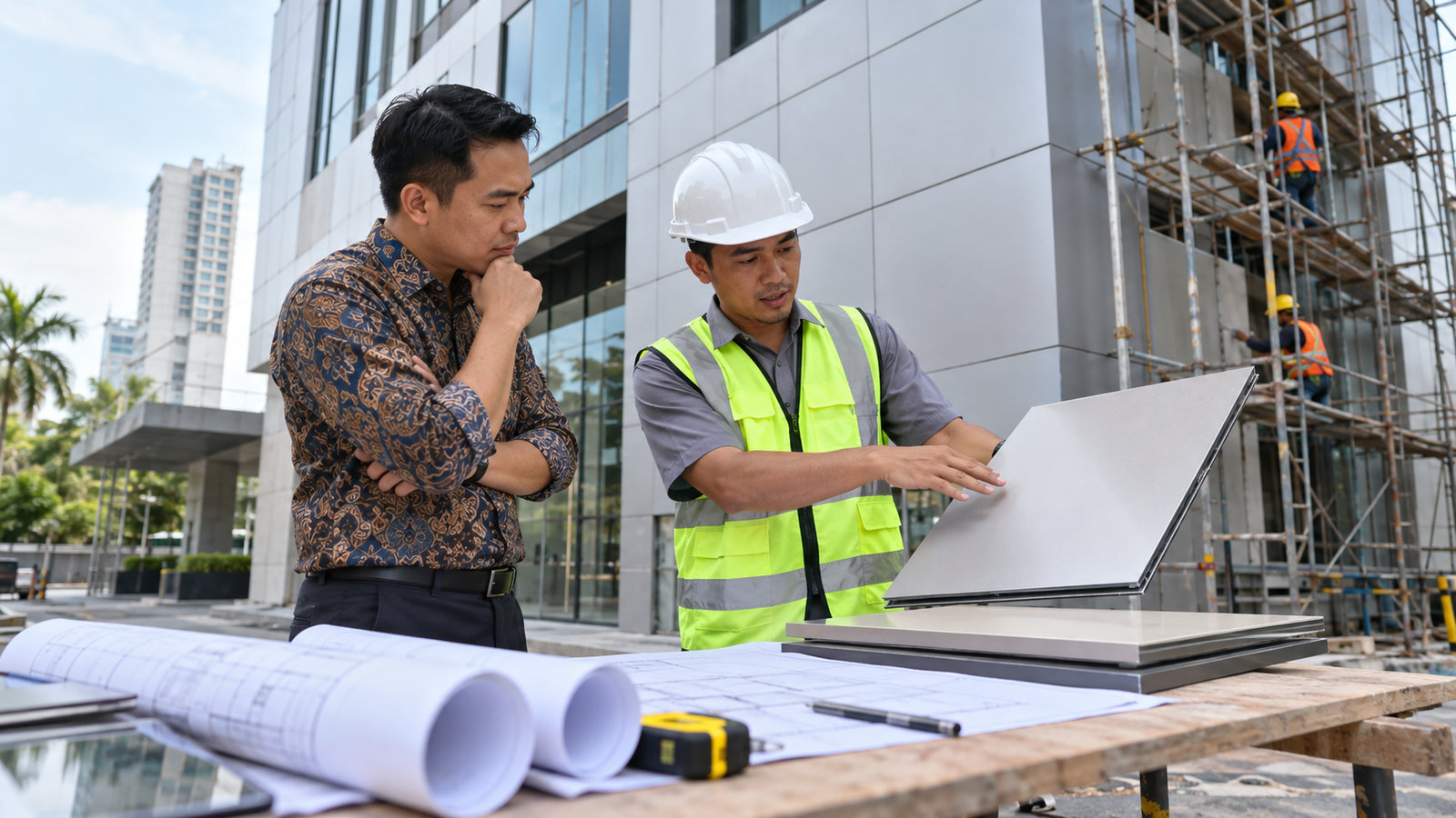 Detail panel ACP dan bidang pekerjaan yang perlu dijelaskan dalam penawaran kontraktor